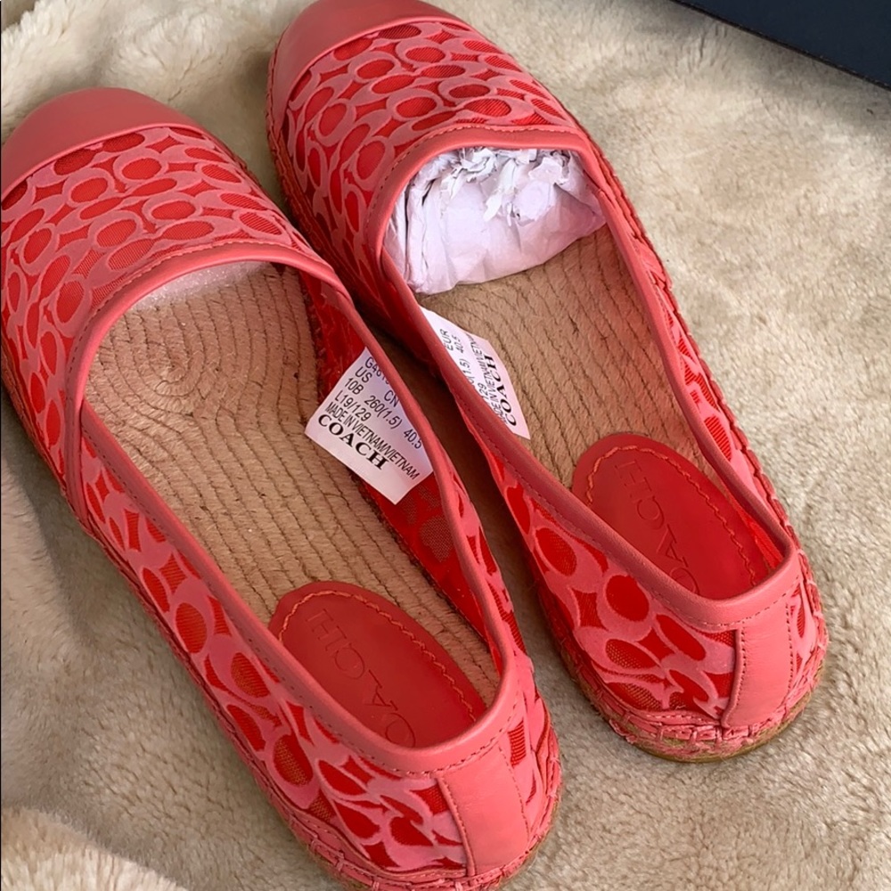 Coach Leather and Mesh Espadrilles 💕 - Picture 4 of 9